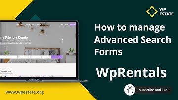 How to manage Advanced Search forms