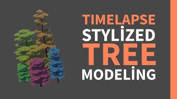 Autodesk 2018 3Dsmax | TımeLapse Tree  Modeling Part1 | Project Way Of The Darkness