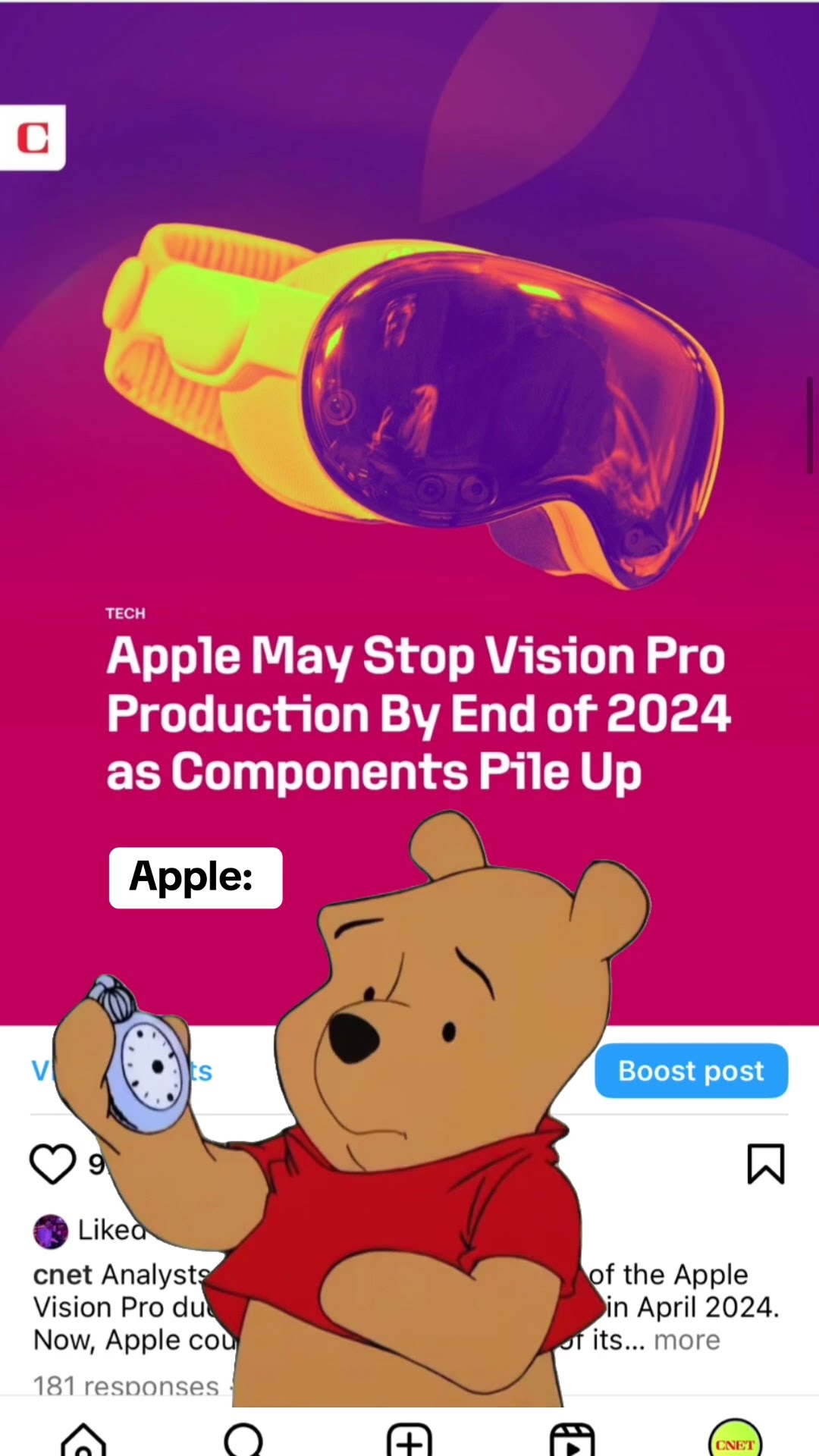 Apple May Stop Vision Pro Production By End of 2024