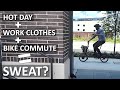 Summer bike commute on the Brompton Electric (kinda sweaty?)