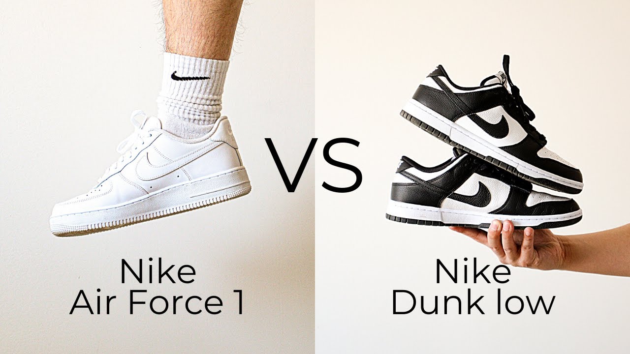Nike Air Force 1 vs. Panda Dunk Low: Which Sneaker Reigns Supreme - YouTube