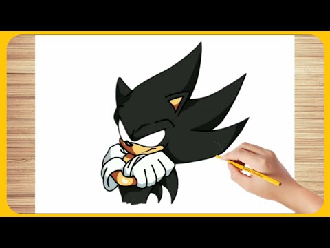 Como DESENHAR DARK SONIC do Filme - Cómo DIBUJAR a DARK SONIC de