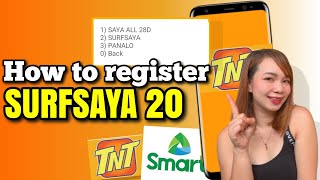 HOW TO REGISTER SURFSAYA 20 ON SMART/TNT | Riencyll Cabile
