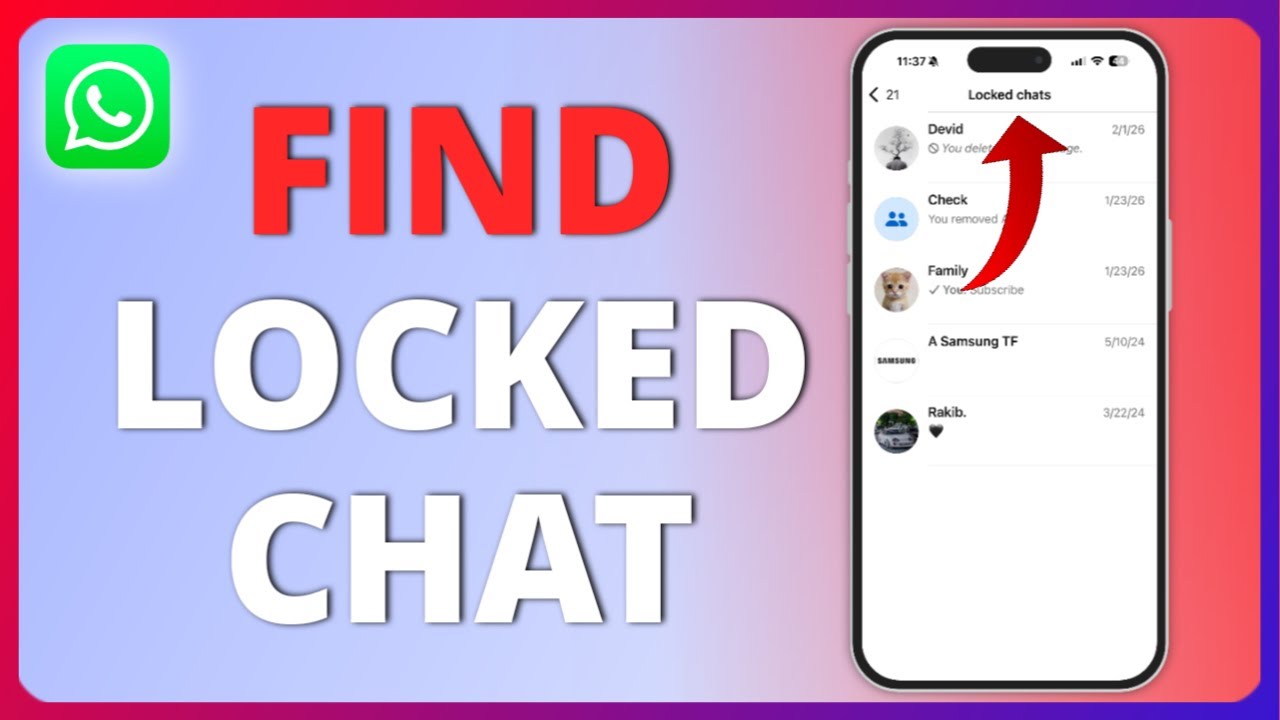 How to Find Locked Chats on WhatsApp (Hidden Locked Chats Location)