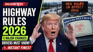 New Highway Rules 2026  Drivers Fined Instantly  5 Changes Every Senior Must Know!