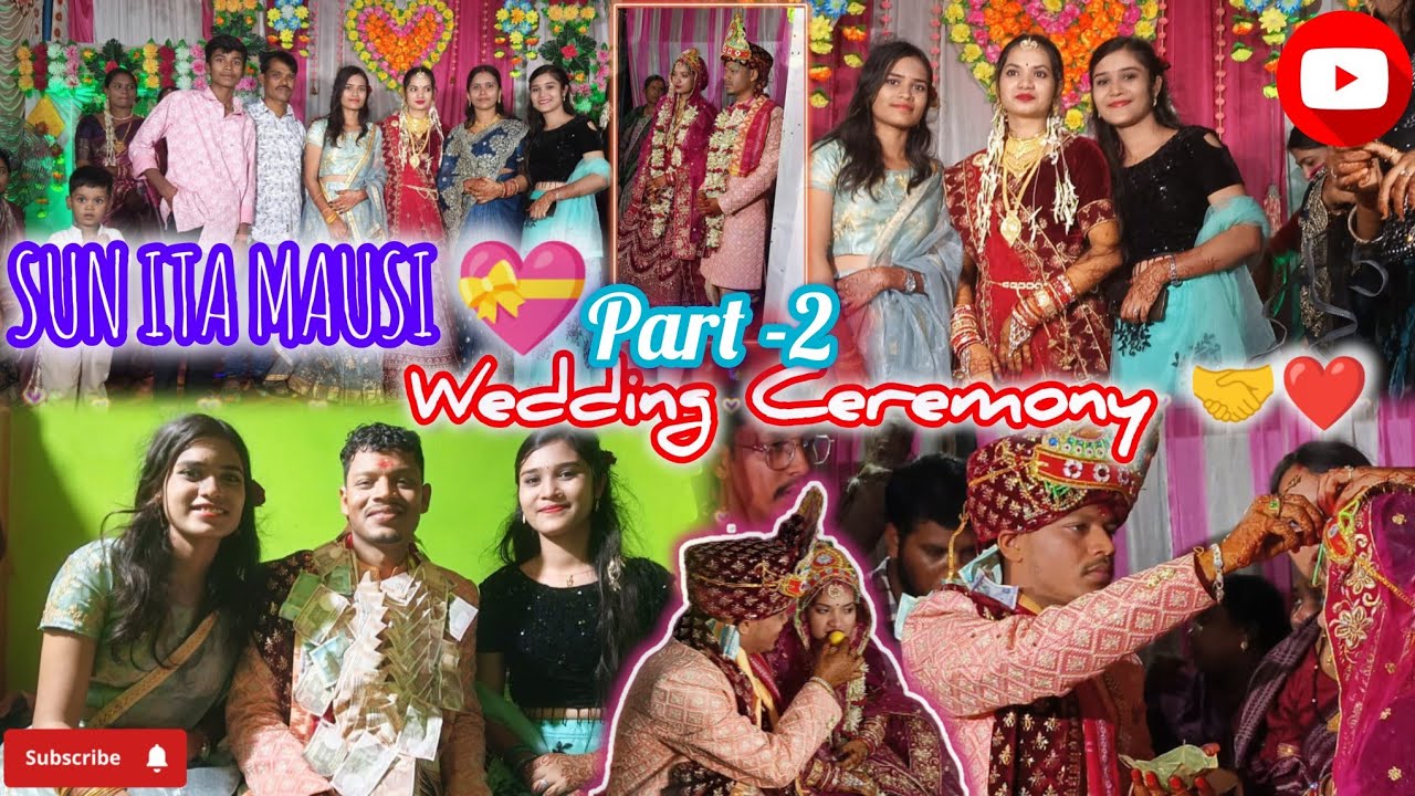 Mahendra mausa ra barati... 😍 & Sunita mausi ra bidai.... 🫶 Marriage party (part-2) video #vlog... 😀