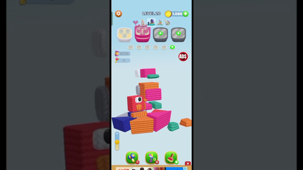 Yarn Fever level 20 | Puzzle Game 