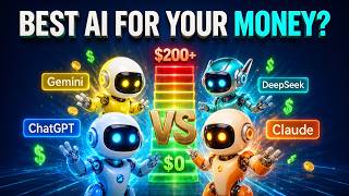 Which AI Gives You the Most for Your Money ChatGPT vs Claude vs Gemini vs DeepSeek