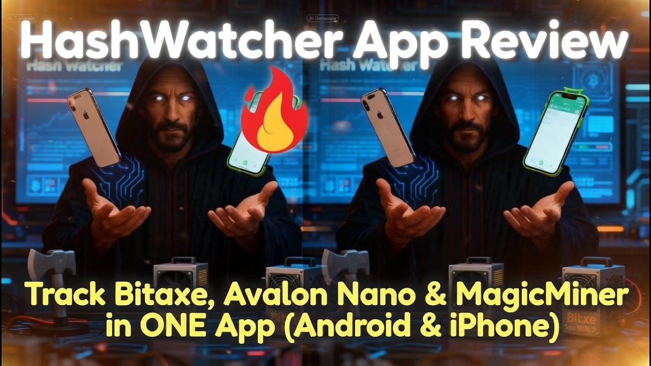 HashWatcher App: The Ultimate Tool to Control Bitaxe, Avalon Nano & MagicMiner in ONE Place!