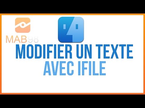 ifile-●-modifier-le-texte-d'une-application