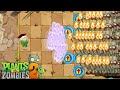 PvZ 2 Every Plant Max Level Using 10 Projectile Vs 100 Explorer Zombie - Who is Best Plant?