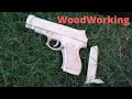How to Make EASY Gun Tutorial Wood Art Wooden Gun How to Build a Wooden Gun