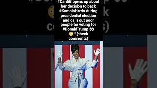 Poor people voting for Trump is wrong.​#CardiB #KamalaHarris #DonaldTrump #PoorPeople #Voting