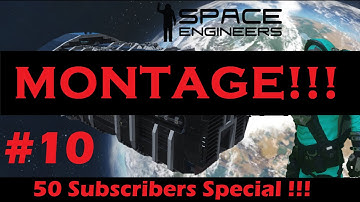 Space Engineers Survival: The Ship Build Montage!!