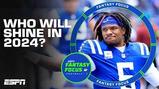 Biggest Fantasy Breakout Stars for 2024 | Fantasy Focus 🏈