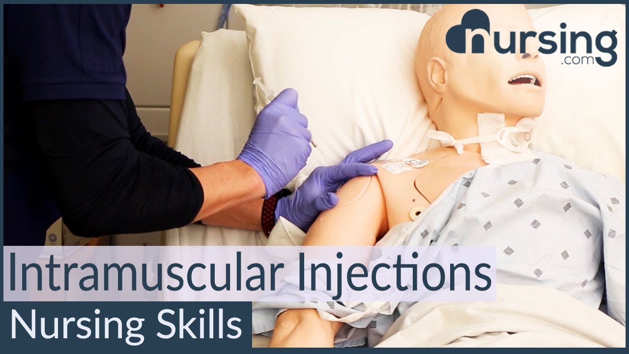 ⁣Intramuscular Injection Techniques (Nursing Skills)