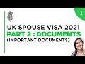 UK SPOUSE VISA 2021 | PART 2-1: Documents (Important Documents)
