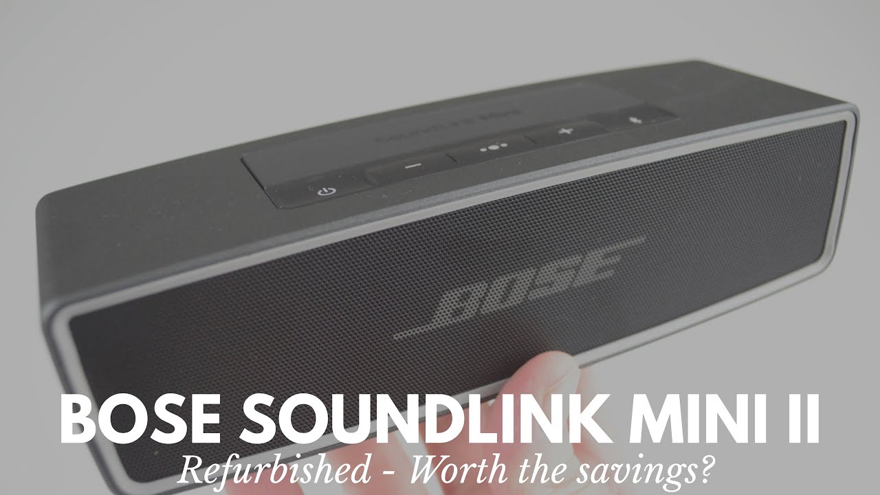 Bose SoundLink Mini II - Unboxing A Refurbished Unit, Quick Pairing/Audio Clip