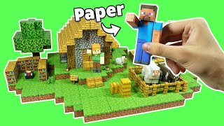 I Made a Mini Minecraft World Using PAPER...