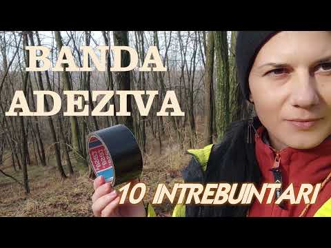 BANDA ADEZIVĂ - 10 întrebuințări în situații de supraviețuire