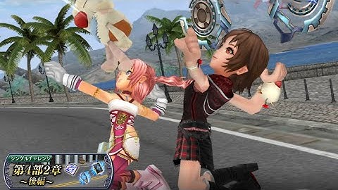 DFFOO [JP][Act 4 Ch 2 Part 2] Iris throwing a moogle doll to copy others