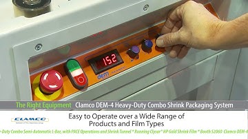 Clamco DEM 4 Heavy-Duty Combo Shrink Packaging System