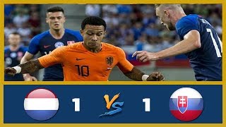 ملخص مباراة هولندا ضد  سلوفاكيا 1-1 | استعدادات كاس العالم