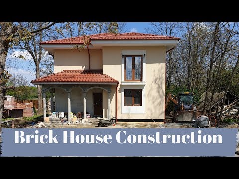 Video: DIY brick house: projects, construction