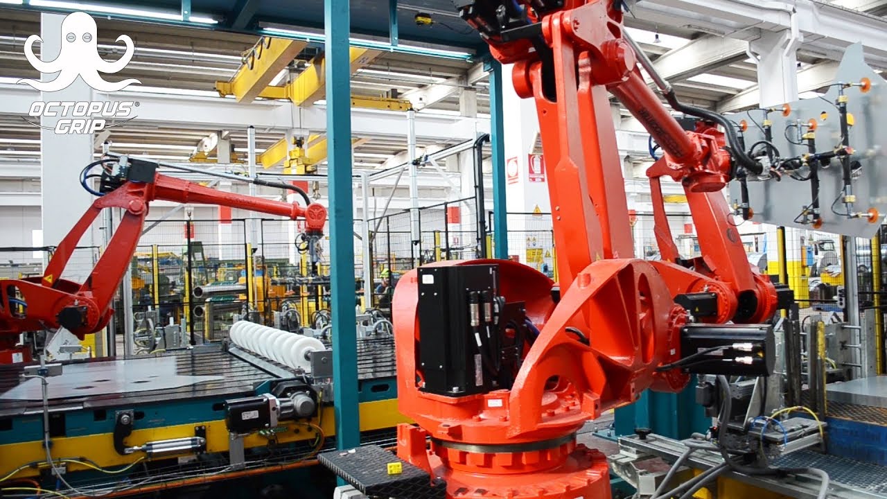 Robotic Blank Stacking Tooling Systems - YouTube