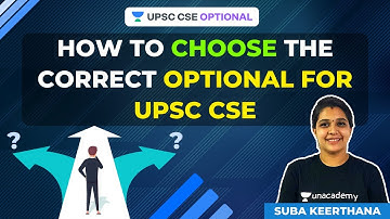 How to Choose the Correct Optional Subject? | UPSC CSE/IAS Optional | Suba Keerthana