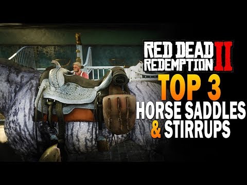Top 3 Horse Saddles & Stirrups! Red Dead Redemption 2 Best Saddles [RDR2]