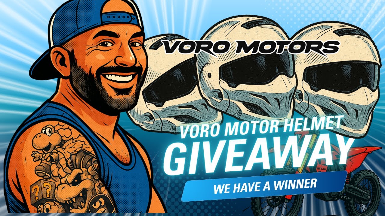 Voro Motors Helmet Giveaway WINNER + HUGE Altis Sigma & Razor MX500 Announcement!