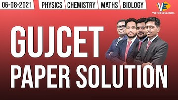 GUJCET PAPER SOLUTION 2021