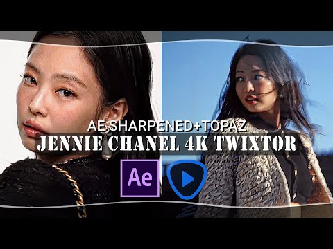 JENNIE CHANEL 4K TWIXTOR CLIPS|| AE SHARPENED