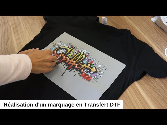 Transfert textile personnalisable pour imprimante