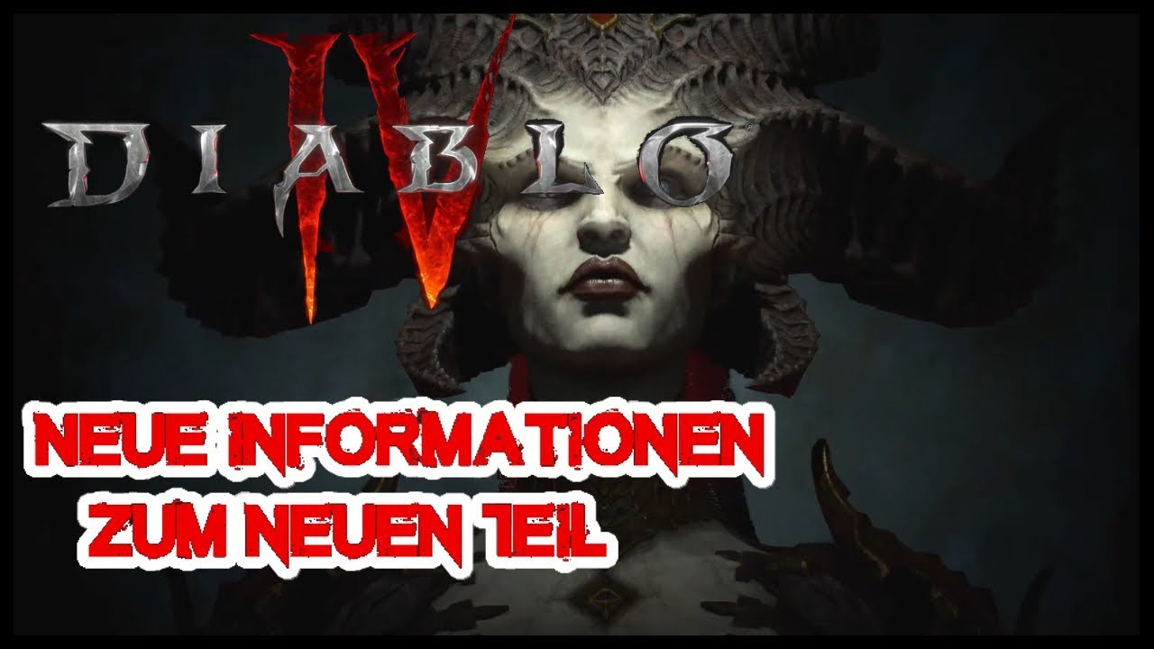 Diablo 4 Information zum Gameplay Trailer Deutsch / German und weitere