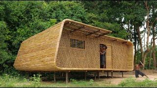 Building Craft Bamboo Villa With Private Underground Living Room