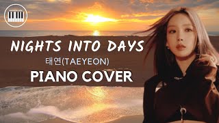 태연(TAEYEON) - 혼자서 걸어요(Nights Into Days) | Piano Cover | Relaxing Instrumental Version