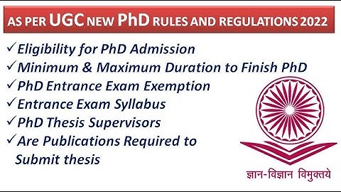 UGC Revised PhD Regulations | NEP 2020 | UGC PhD Regulations 2022 | UNIVERSITY GRANTS COMMISSION
