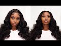 THE PERFECT HEATLESS CURLS + GLUELESS INSTALL | Ashimary Hair