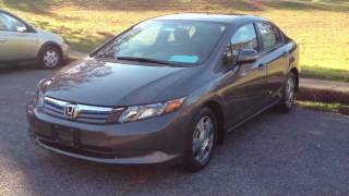 2012 Honda Civic Hybrid Review, Walk Around, Start Up & Rev, Interior, Quick Drive 2012 Honda Civic Hybrid Review, Walk Around, Start Up & Rev, Interior, Quick Drive