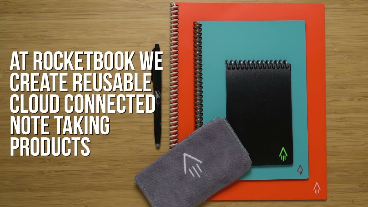 Rocketbook Fusion Letter A4 Reusable Smart Notebook 42 Multi-Format Style  Pages Black 505467 - Hunt Office Ireland