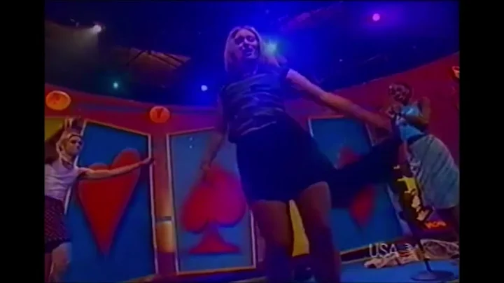QVC host Kerstin Lindquist dancing and stripping