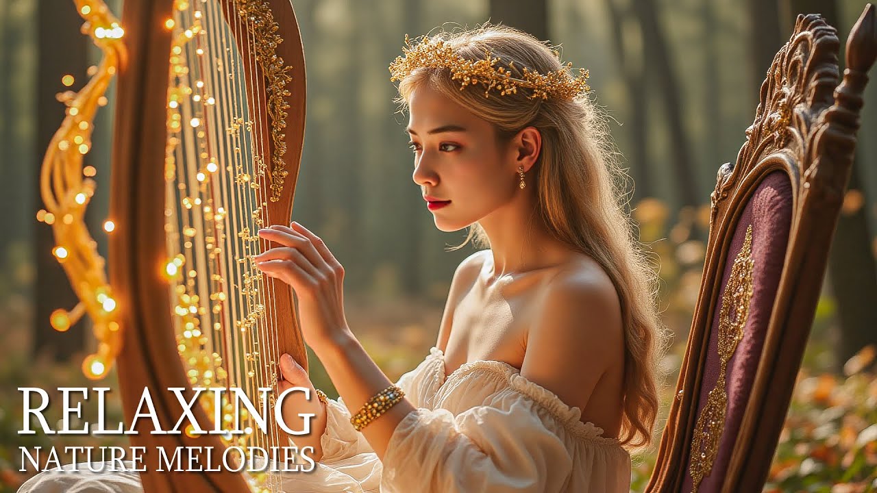 Прекрасная музыка арфы для внутреннего исцеления ✨ Мгновенное успокоение ума и восстановление нер...