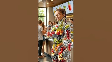 The Future Café: Meet the Robot That Serves Fresh Juice! #ai #robotics #innovation
