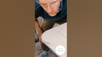 Cutting Corian Solid Surface with a Jigsaw #shorts