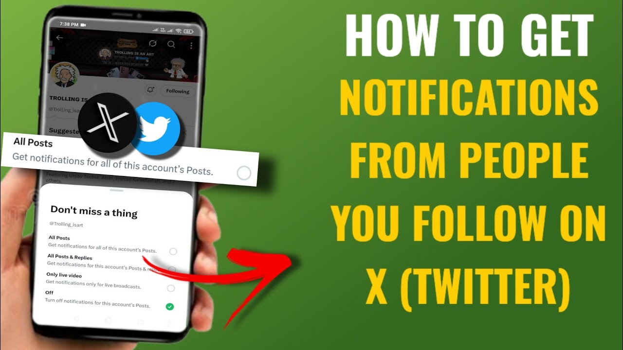 How to Get Notifications from People You Follow on X (Twitter) | English