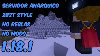 Mi Server ANÁRQUICO 1.18.1 NO PREMIUM no mods no reglas 2b2t style.