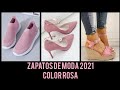 TENDENCIA ZAPATOS 2021 MUJER ❤️COLOR ROSA/SHOUS PINK