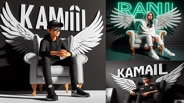 How To Create 3D! Ai Name Images with Bing! ai viral Facebook Instagram Twitter social media #bingo